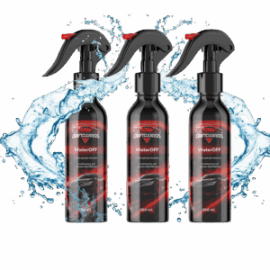 Balíček WaterOFF X3 – Neviditelný stěrač čelního skla, hydrofobní povlak na sklo a zrcadla