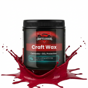 Craftcleaners Hand Wax Mousse Premium Carnauba  Silicon Dioxide (SiO₂) 200 Ml